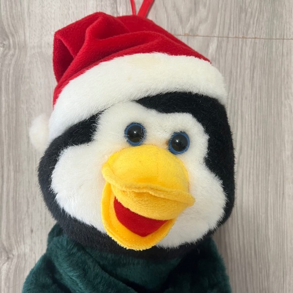 2007 Prima Creations Plush Penguin Christmas Stocking 22" Let's Chill - Picture 2 of 7
